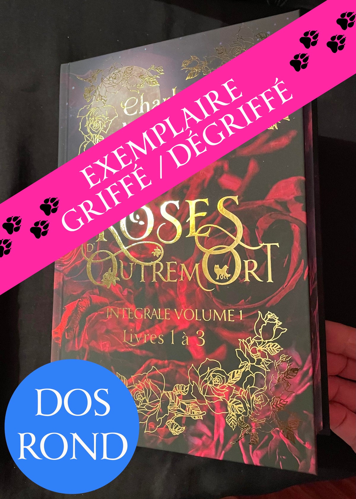 🌹 Les Roses d’Outremort Vol.1, DOS ROND : LES GRIFFÉS DÉGRIFFÉS